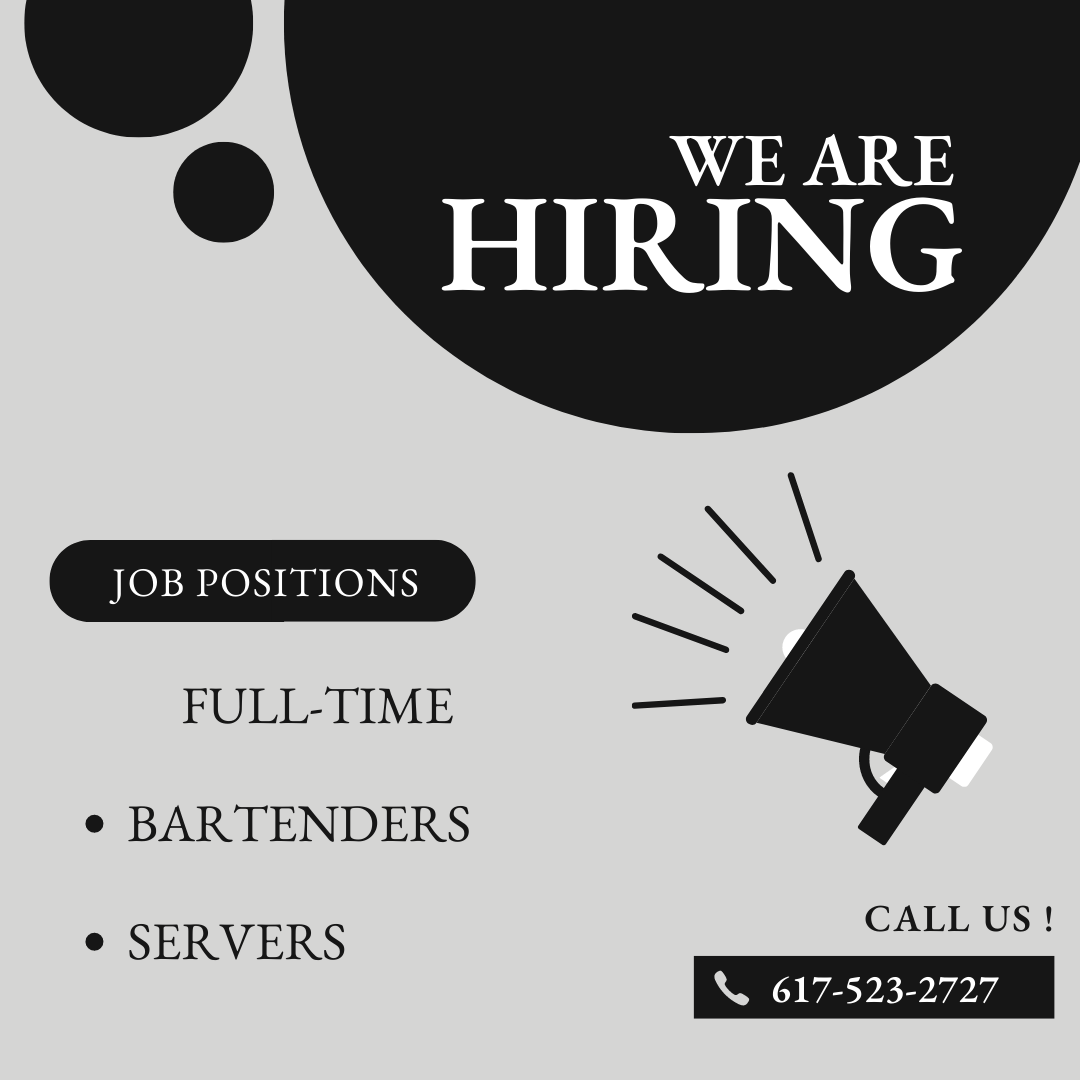 Why You Should Work With Us | Harvard Gardens | Restaurant & Bar in Boston, MA